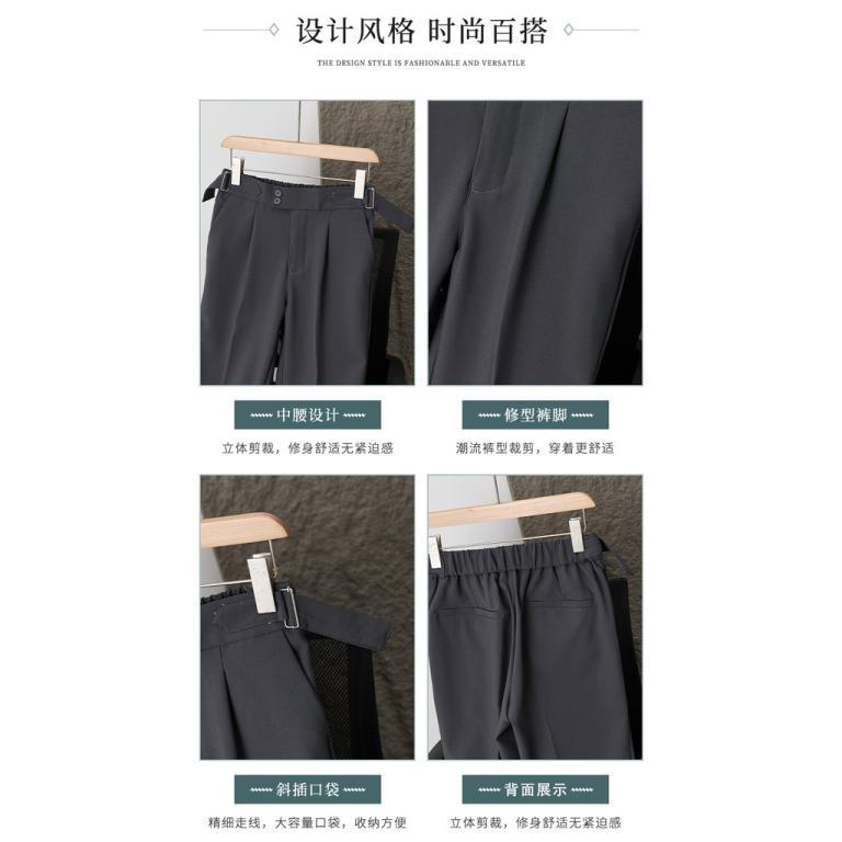 High-End Feeling Ankle-Length Small Trousers Men Spring … in Taman Johor Jaya - Image 1