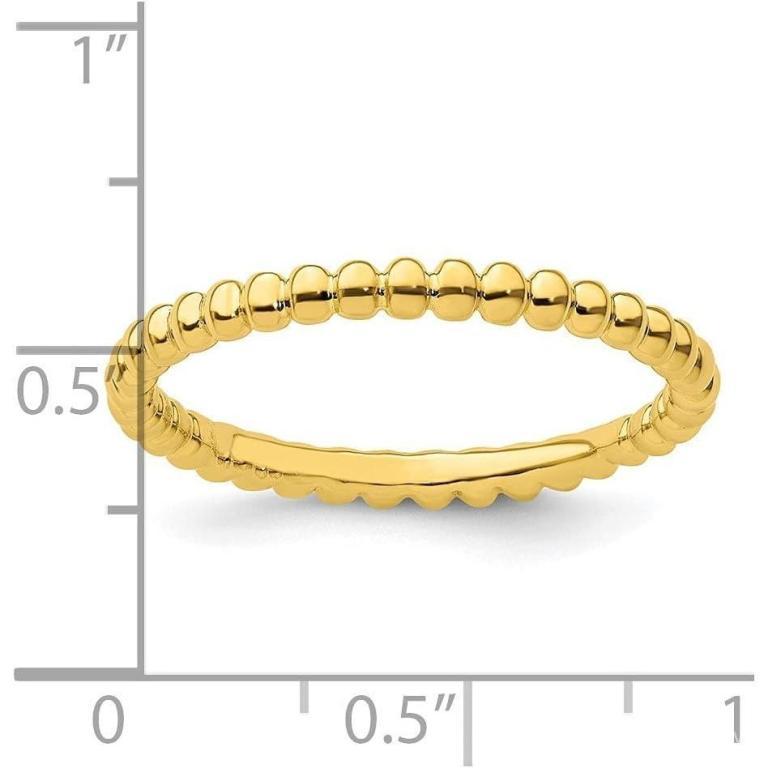 Stackable Ring Band 925 White Sterling Silver Stackable … in Seremban - Image 1