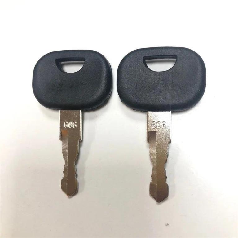 2 Pcs 606 Ignition Key For Liebherr Track Loader Heavy … in Pasir Gudang - Image 1