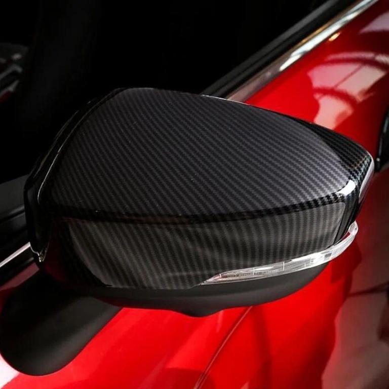 Carbon Fiber Style Car Rearview Mirror Cover Decoration … in Seremban - Image 1