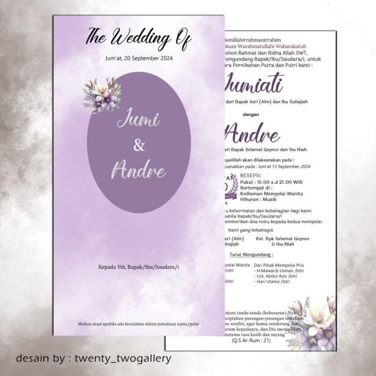 Wedding Invitations in Ipoh - Image 1