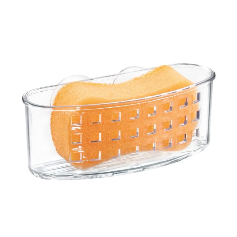 Suction Rack Plastic Sponge Holder Suction Cups Ideal for … in Sembawang - Image 1