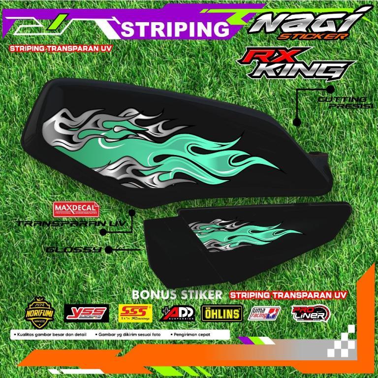 [ RX 06 B] TRANSPARENT STRIPING TYPE RX KING MOTORCYCLE … in Shah Alam - Image 1