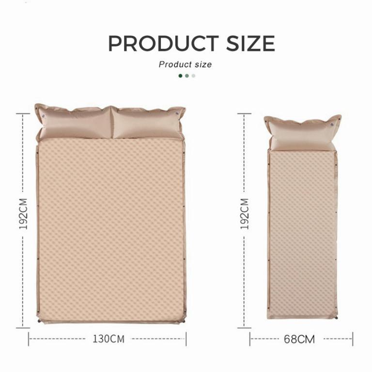 Automatic Inflatable Pad Pillow bed Extra Thick Inflatable … in Geylang - Image 1