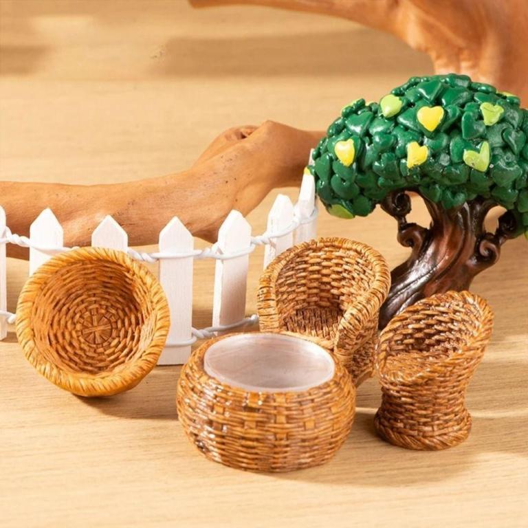 CREAMCANVAS​ Simulation Bamboo Basket, Simulation Dustpan … in Shah Alam - Image 1
