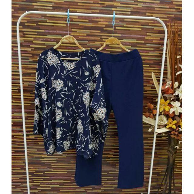 SET PALAZO & BLOUSE PLUS SIZE in Kajang - Image 1