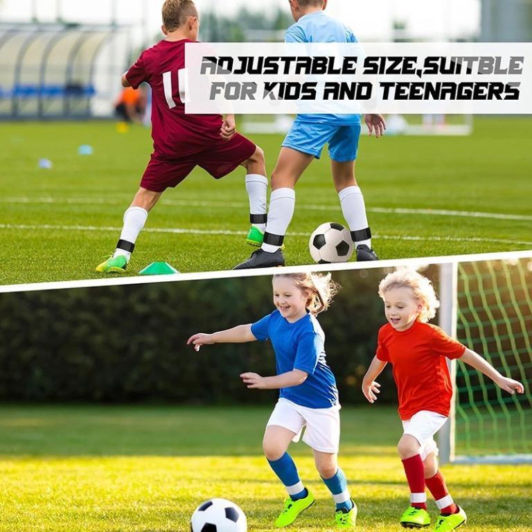 2pcs Adjustable Futsal Shinguard Anti-Slip Football Shin … in Kajang - Image 1