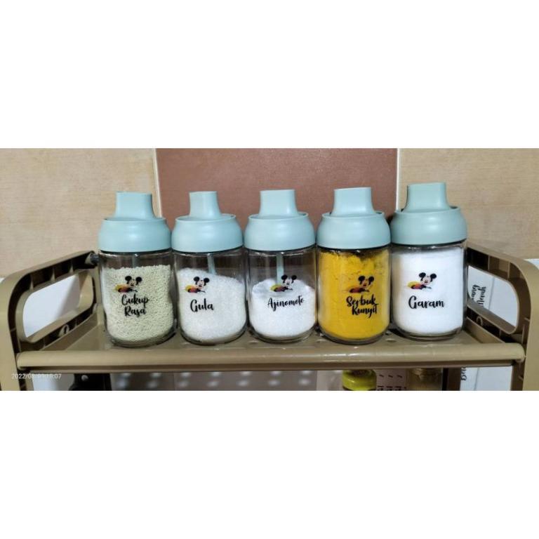 [READYMADE] 77pcs Sticker Dapur Cute (Mickey/Kitty/Doraemon/ … in Ipoh - Image 1