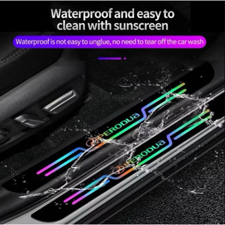 Colorful Reflective Laser Car Door Sill Protector Stickers … in Permatang Kuching - Image 1