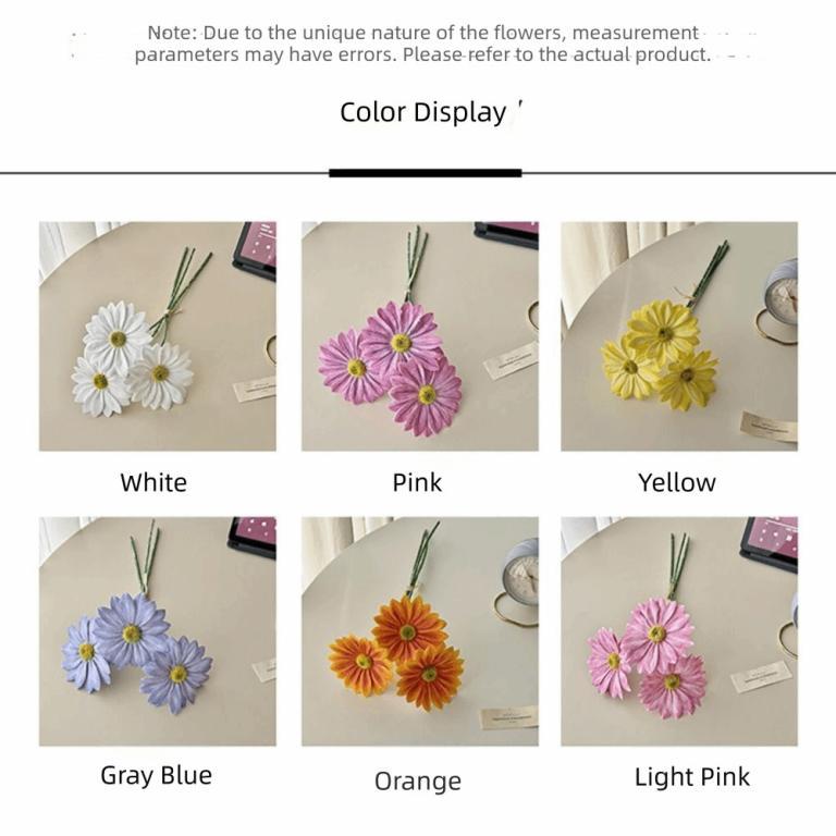 YOLOGO 3PCS/Bundle Simulation Flower Chrysanthemum, … in Malaysia - Image 1