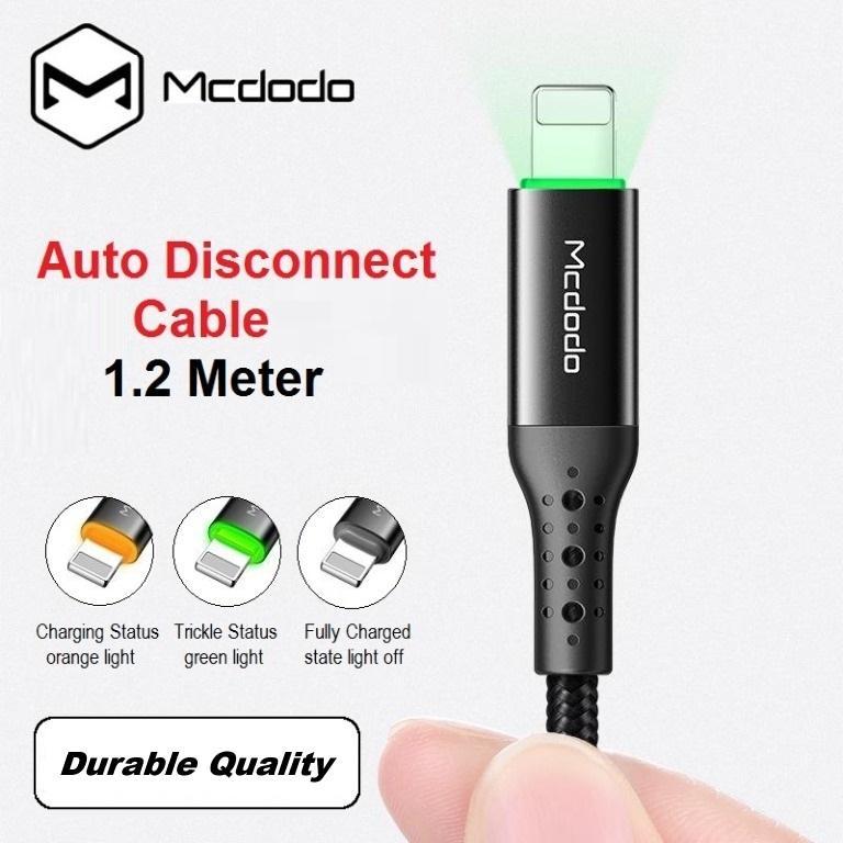 Mcdodo Cable Auto Power Off USB Data Cable Compatible For … in Petaling Jaya - Image 1