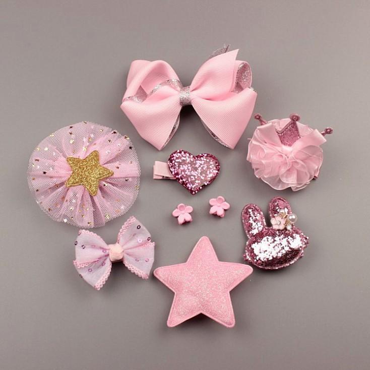 PINK GIRLS ACCESSORIES CLIP SET in Batu Feringgi - Image 1