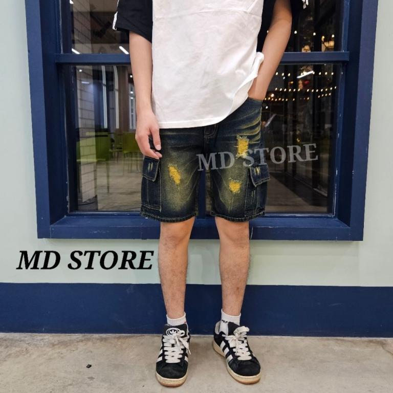 Wade Cargo Shorts With Ripped Design in North-Eastern Islands - Image 1