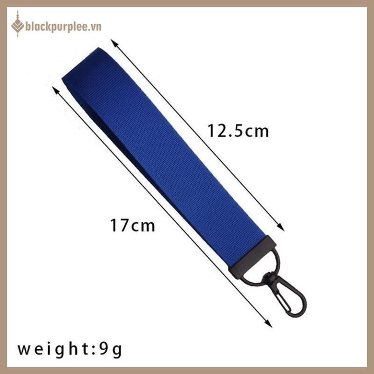 BPURPLE Versatile Webbing Keychain Solid Color Lanyard … in Subang Jaya - Image 1