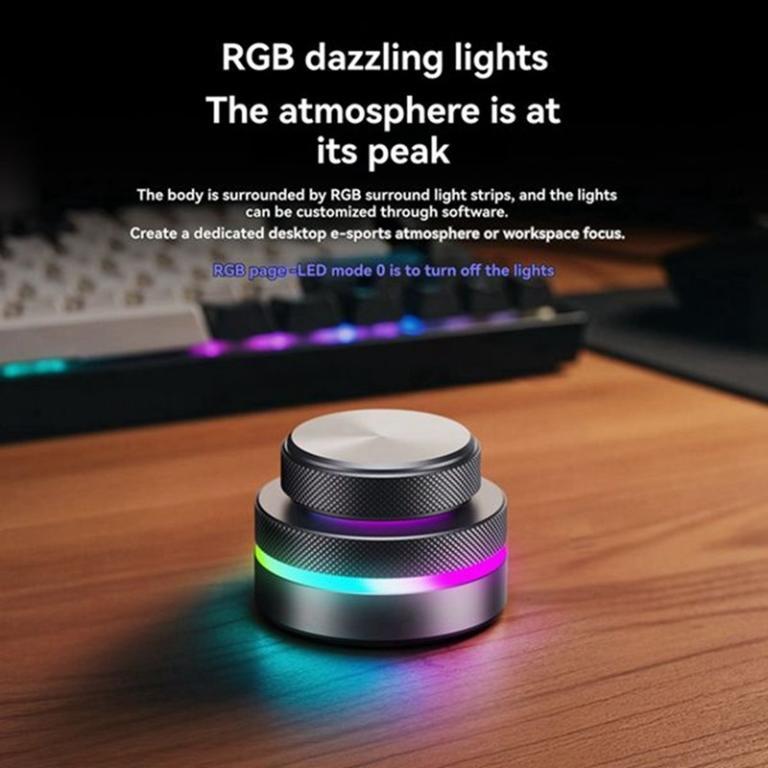 Three-Mode Dual Knob Keyboard with RGB Lights Reverse … in George Town - Image 1