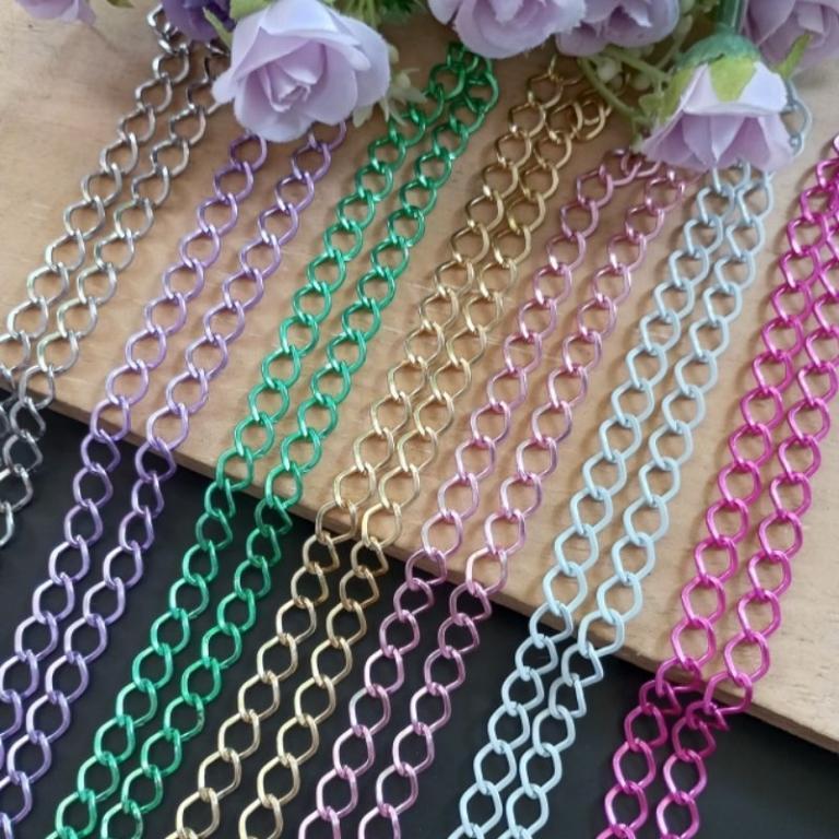 1.2 Color Chain Accessory Chain 1 yard (90cm) Color … in Malaysia - Image 1