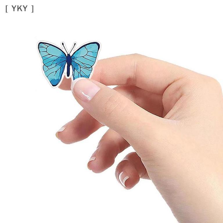 YKY 500Pcs/Roll Creative Butterfly Flower Sticker Colorful … in Shah Alam - Image 1
