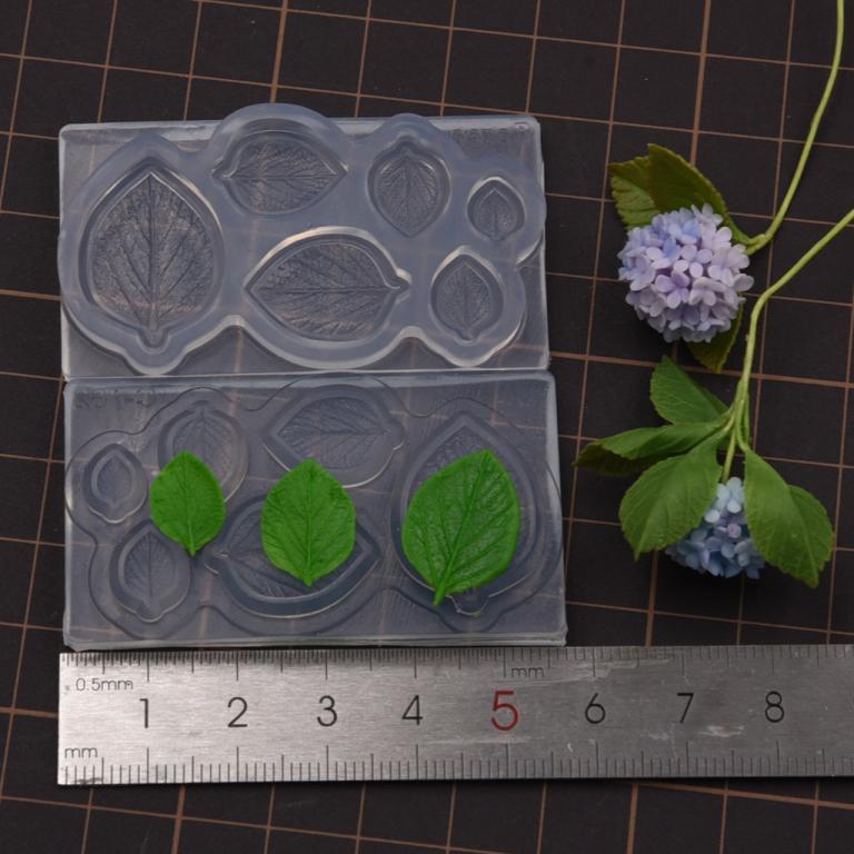 Diy Ultra Light Clay Hydrangea Leaf Pattern Mold Mini … in George Town - Image 1