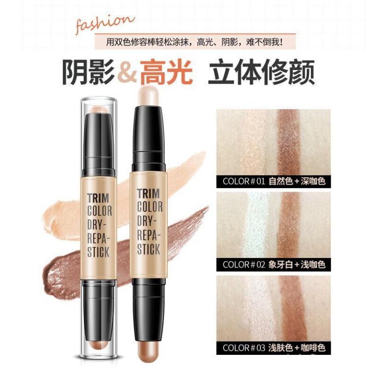 ROREC Two-Color Concealer Stick Highlight Repair WhitENING … in Kajang - Image 1