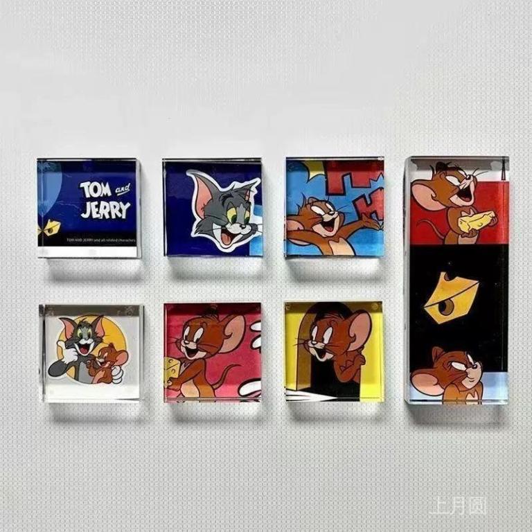 [10 Set | Acrylic diy Magnetic Refrigerator Sticker … in Malacca Town - Image 1