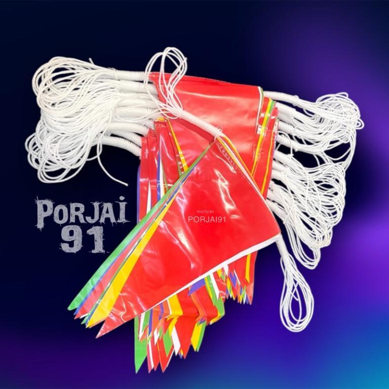 Triangle Flag Temple Multi-Colored Flags Decorative For … in Batu Feringgi - Image 1