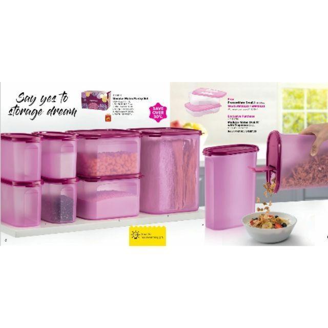 Tupperware Modular Mates Pantry Set + FREE GIFT in Selayang Baru - Image 1