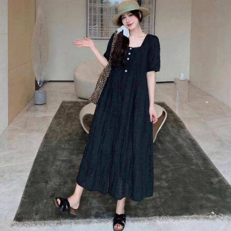 Moonlight Dress - A-Line Design With Square Neck And Narrow … in Kajang - Image 1