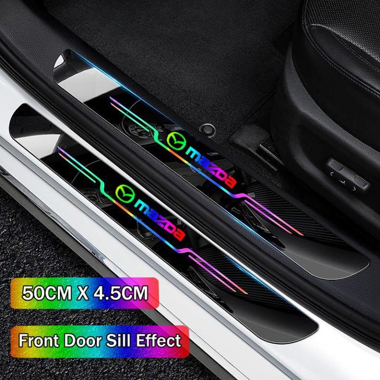 4PCS/8PCS Car Door Sill Strip Anti Scratch Protector PVC … in Permatang Kuching - Image 1