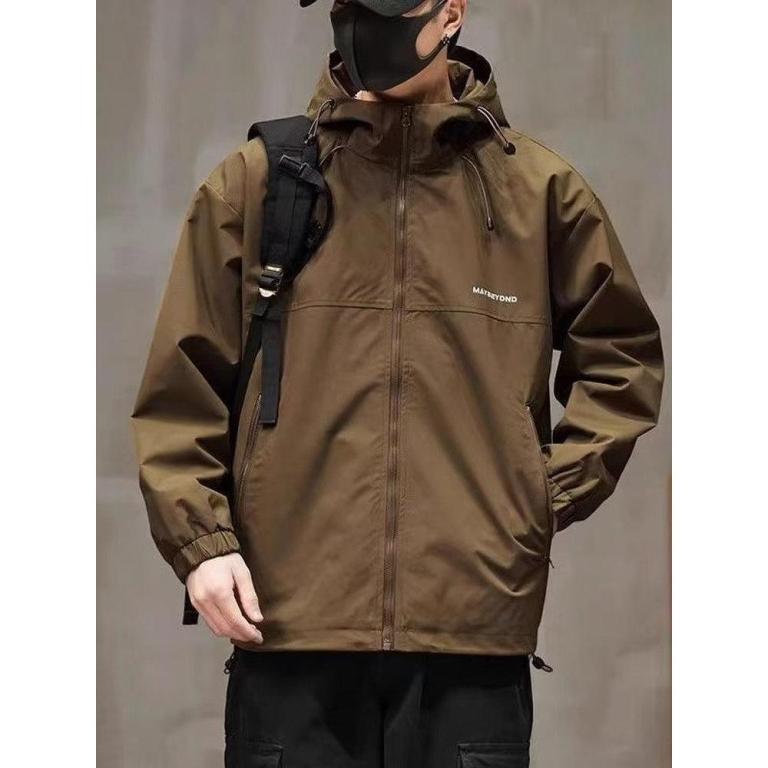 Jacket Men Spring Autumn Clothes Loose Windproof Boys … in Subang Jaya - Image 1