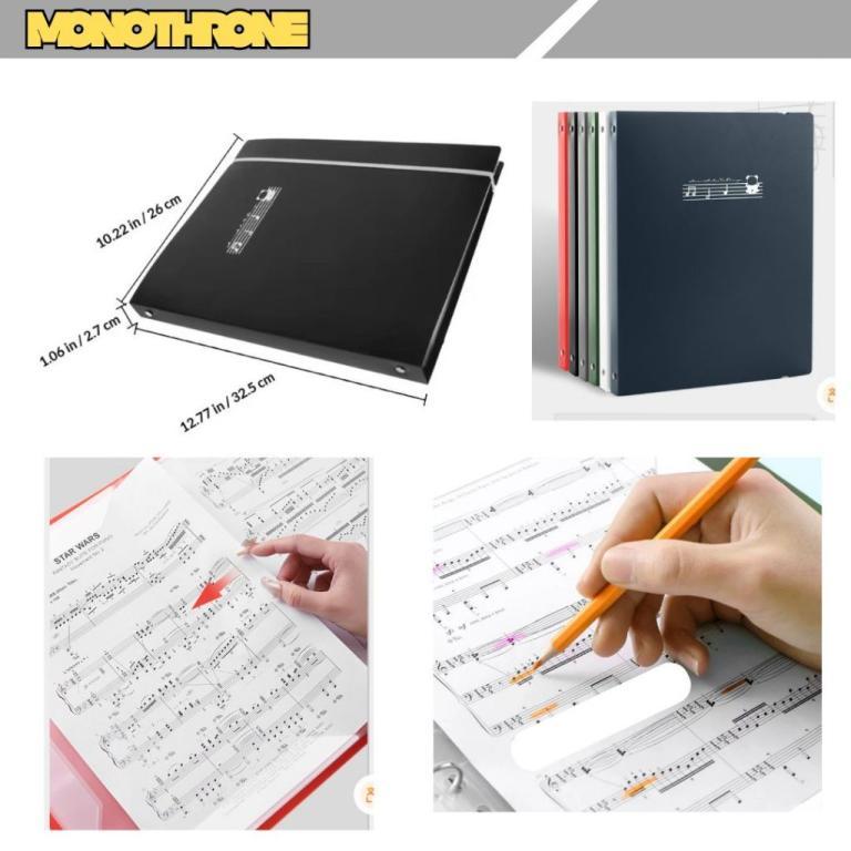 Paper File Folder Note Score Music Music Book Holder Music … in North-Eastern Islands - Image 1