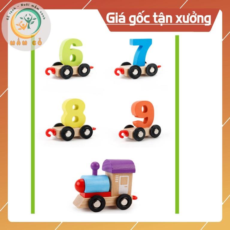 Smart Wooden Train for Learning Numbers & Colors – Early … in Shah Alam - Image 1