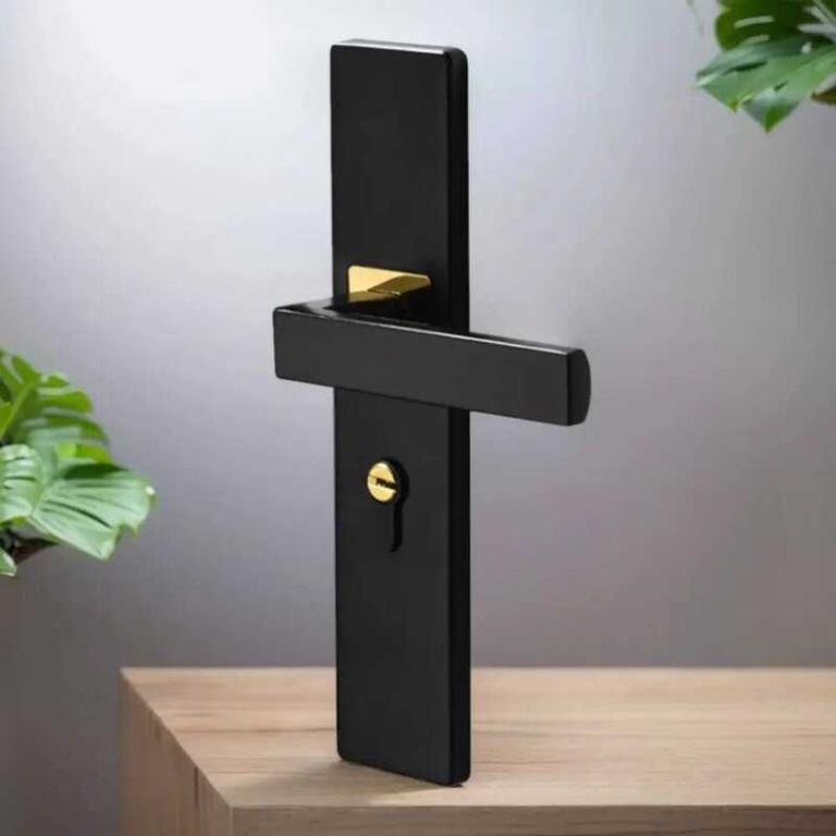 Silent Door Handle Lock Keys Set Square With Keys Interior … in Ipoh - Image 1