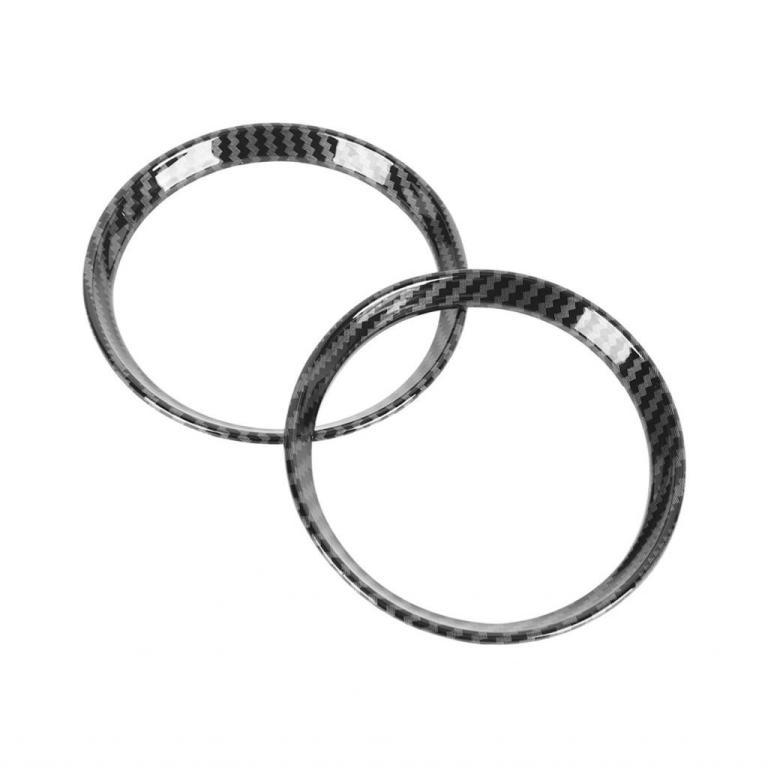 2Pcs Cup Holder Panel Cover - Carbon Fiber Pattern Anti Scratch in Subang Jaya - Image 1