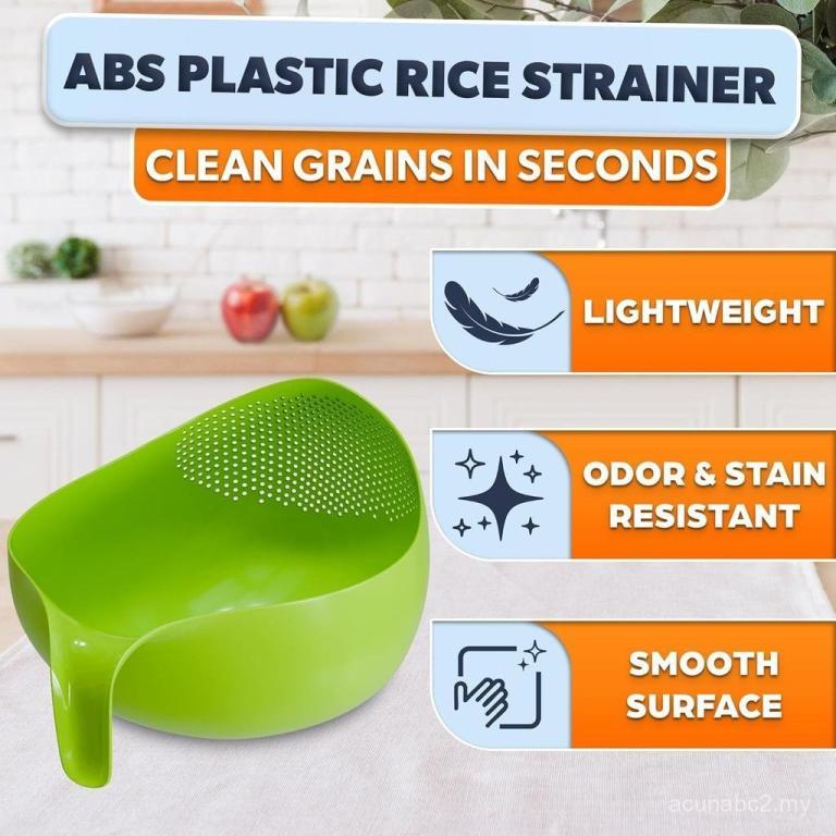 Rice Strainer with Handle - Lightweight Rice Washer … in Putrajaya - Image 1