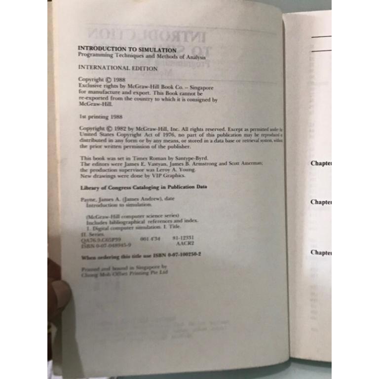INTRODUCTION TO SIMULATION Programming Techniques and … in Woodlands - Image 1