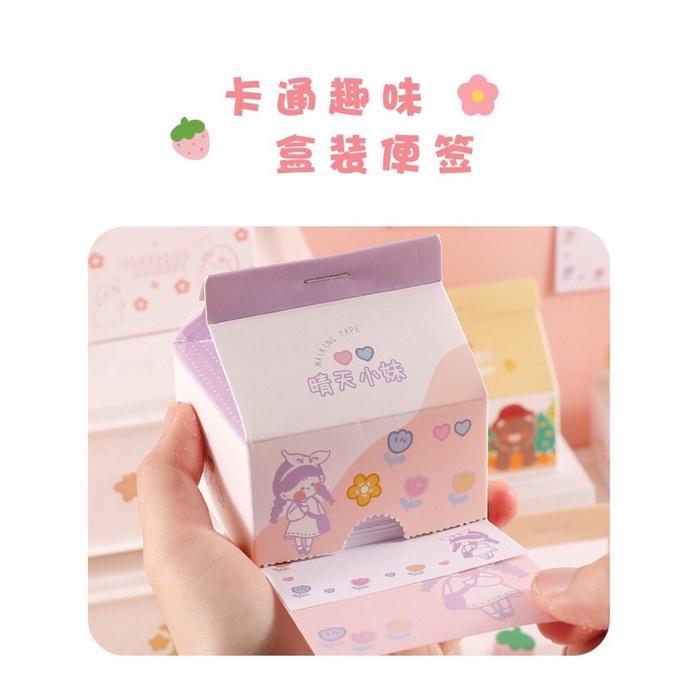 *INS* Creative Milk Box Cute Paper Note (Non Sticky) in George Town - Image 1