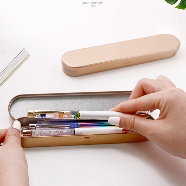 XUEXII Tin Box, Multifunctional with Sponge Lining Pen Box, … in Malacca Town - Image 1