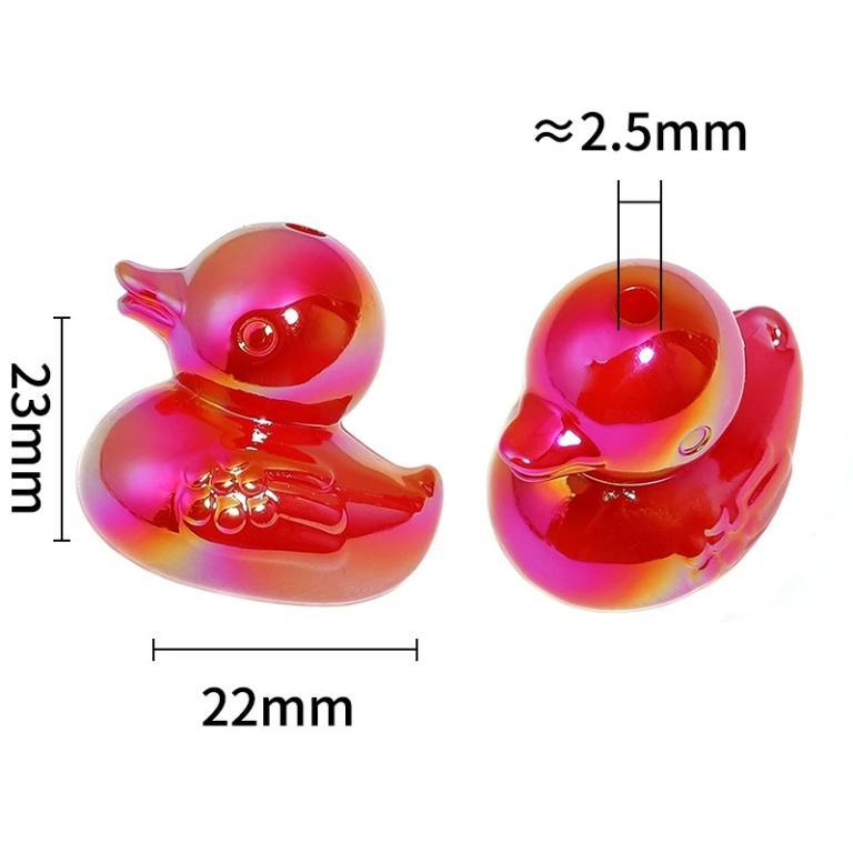 10Pcs Mixed Color Random Acrylic Solid Color Plating Color … in Kota Kinabalu - Image 1