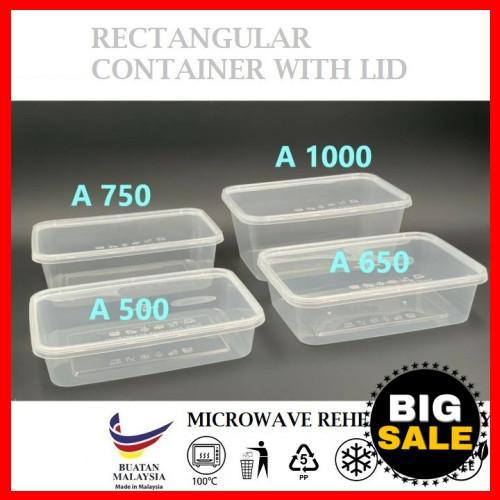 Microwave Reheating Plastic Rectangular Food Container/ … in Selayang Baru - Image 1