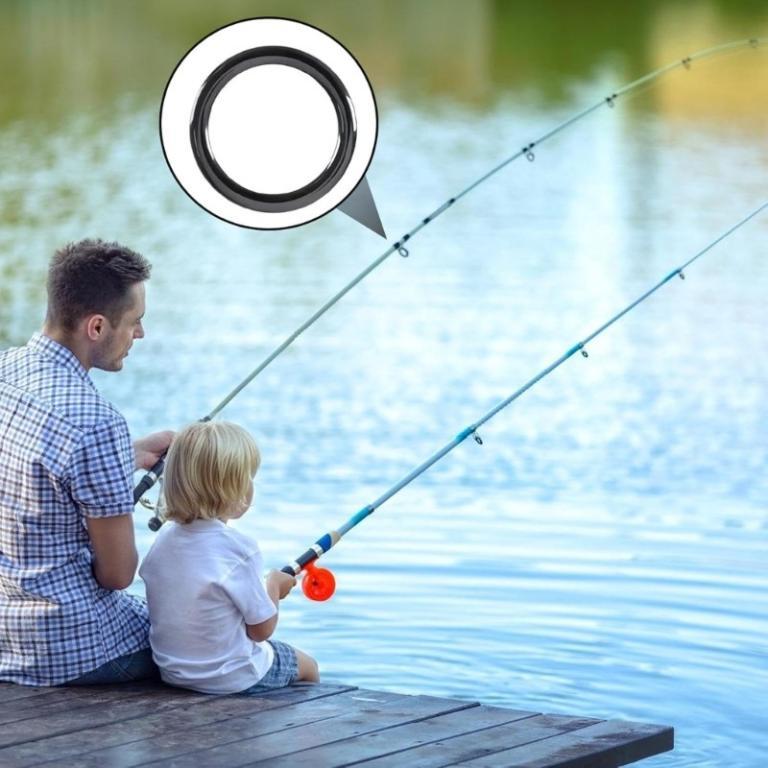 PLAY 48Pcs Fishing Rod Guide Eye Ceramic Rings for Fishing … in Petaling Jaya - Image 1