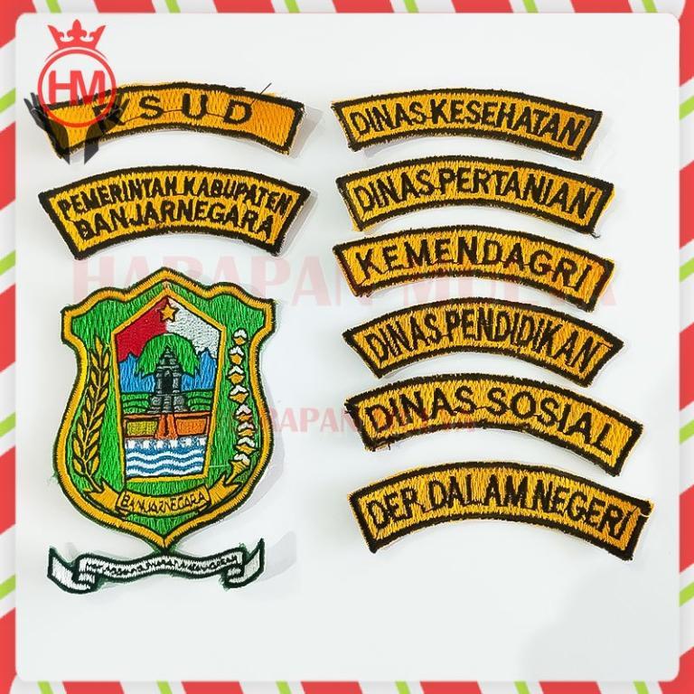 Banjarnegara Regency Service Logo Embroidery Complete with … in Taman Johor Jaya - Image 1