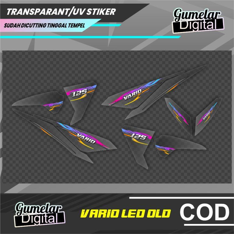 SIMPLE UV CLEAR TRANSPARENT STRIPING FOR HONDA VARIO LED … in Pasir Gudang - Image 1
