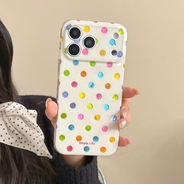 Simple INS Polka Dot Shockproof Cover For iPhone 17 Case … in North-Eastern Islands - Image 1