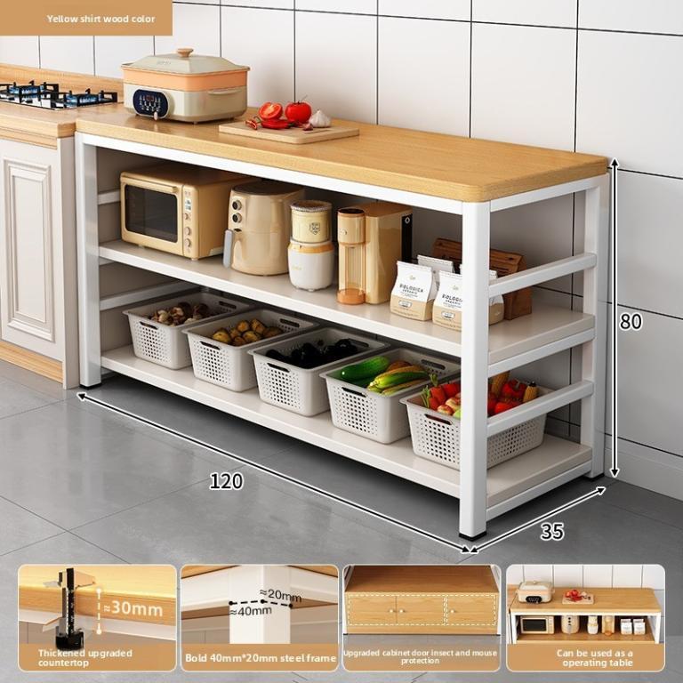 Kitchen Multi-Functional Storage Rack Cabinet Floor Cutting … in Bishan - Image 1