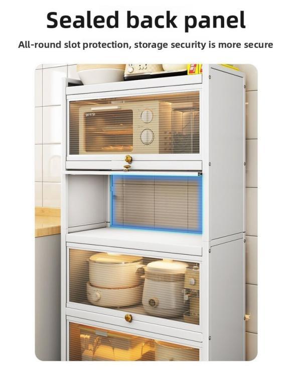 Doored Kitchen Cabinet Floor Standing Kitchen Rack Large … in Bishan - Image 1