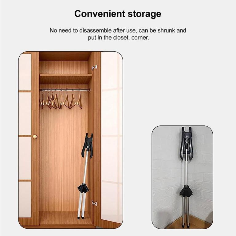 CAMELLI Floor Mounted Ironing Rack, Quadrangle Bracket … in North-Eastern Islands - Image 1
