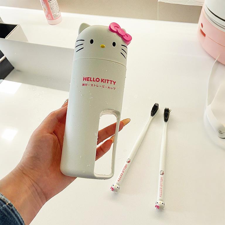 Lovely Toothbrush Cup Set Cat Rabbit Toothbrush Organizer … in Sembawang - Image 1