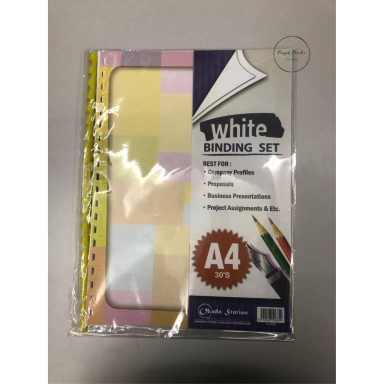A4 Buku Skrap Folio Comb / Binding Set Project Assignment … in Mandai - Image 1
