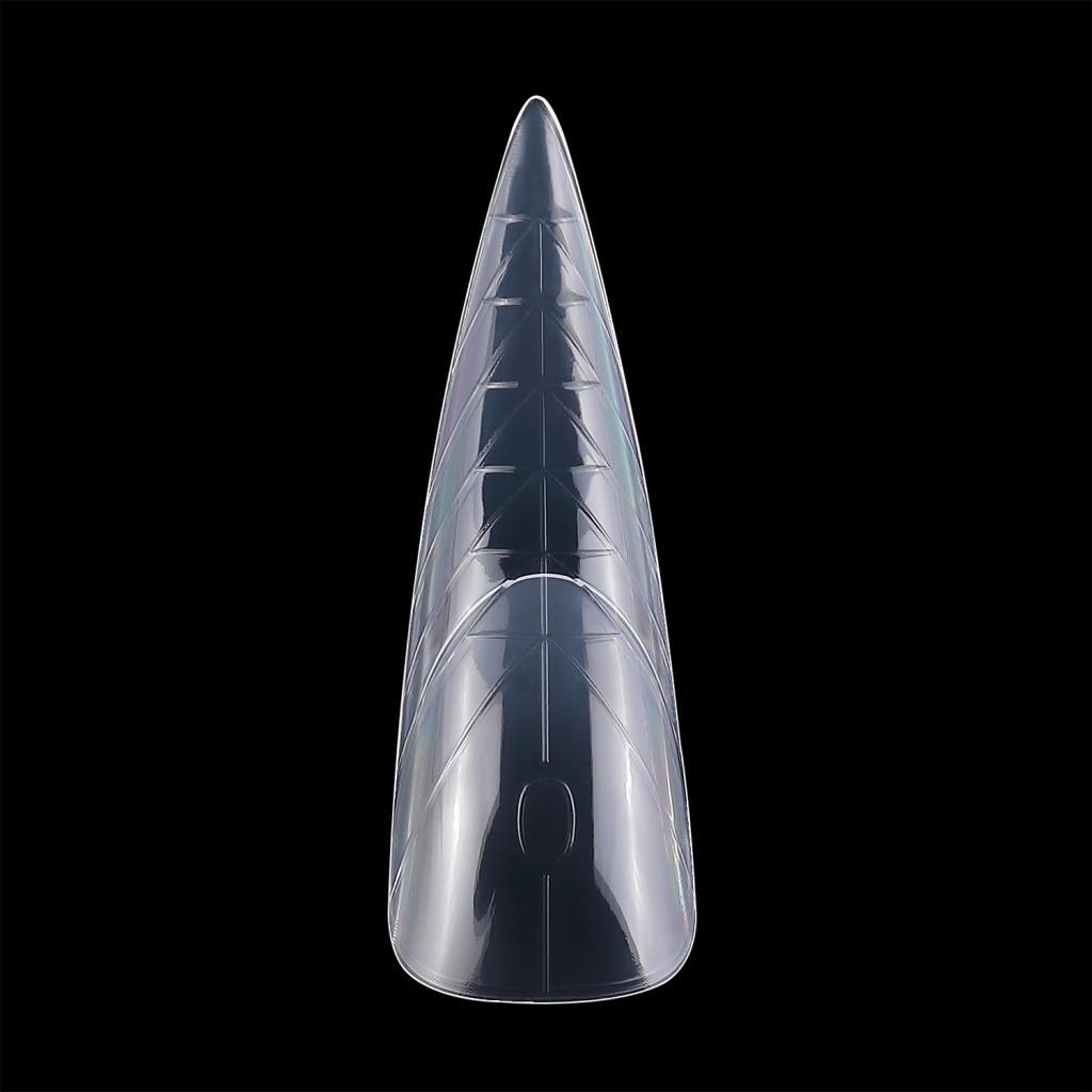 150pcs Reusable Pointed French Forms, 3D Step Design, Nail … in Geylang - Image 1