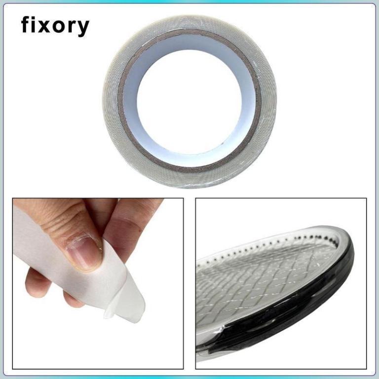 Fixory Tennis Racquet Tapes Clear TPU Anti Scratch Frame … in Mandai - Image 1